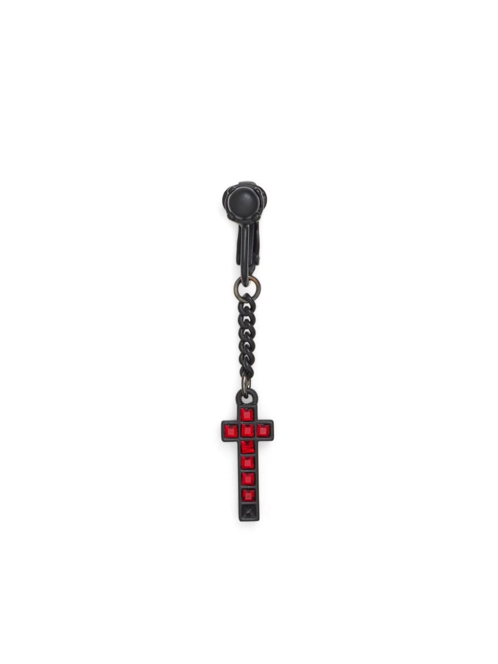 DSQUARED2 Jesus single clip-on earring - Black von DSQUARED2