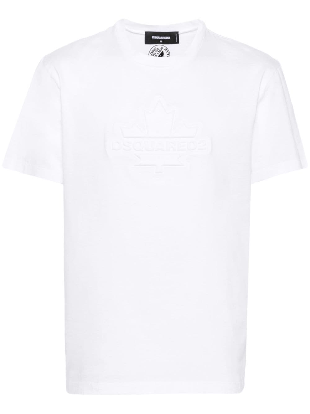 Dsquared2 Leaf Skater cotton T-shirt - White von Dsquared2