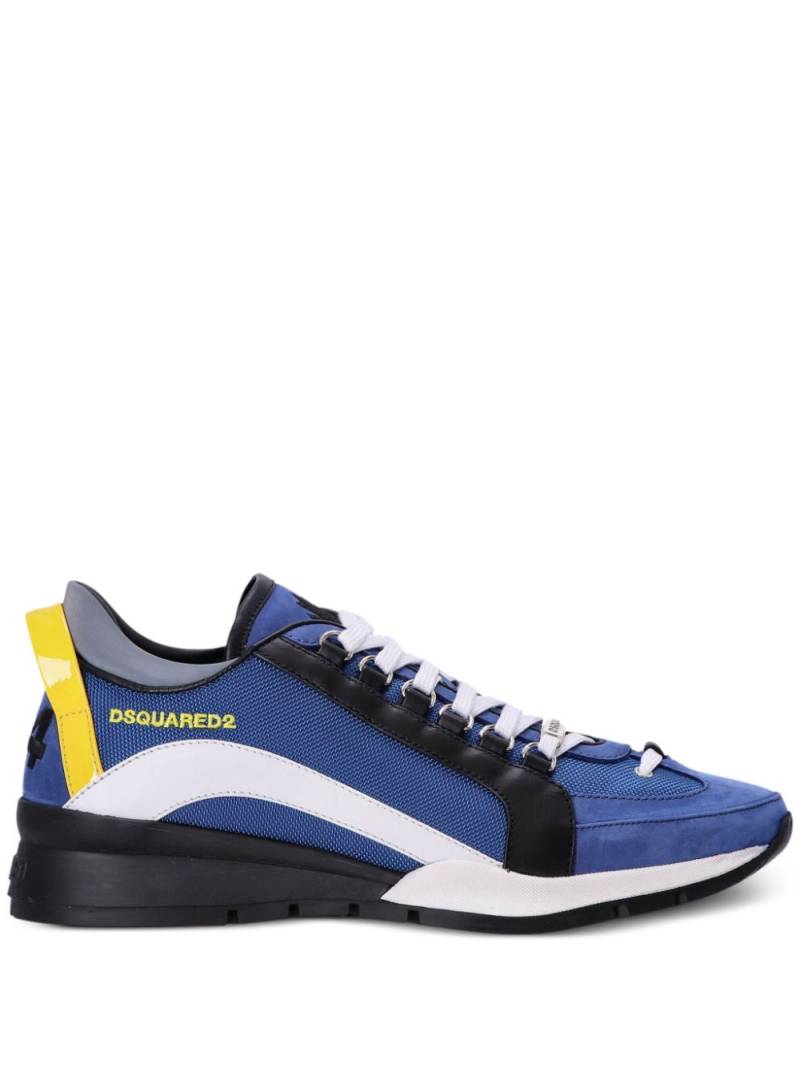 DSQUARED2 Legendary leather sneakers - Blue von DSQUARED2