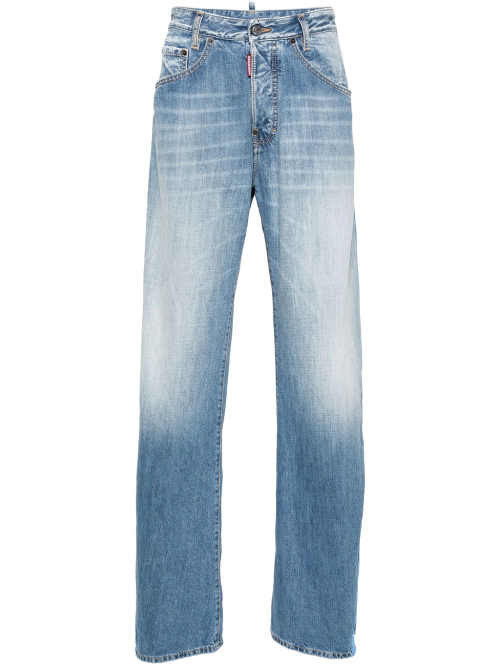 DSQUARED2 Light Tape wide-leg jeans - Blue von DSQUARED2