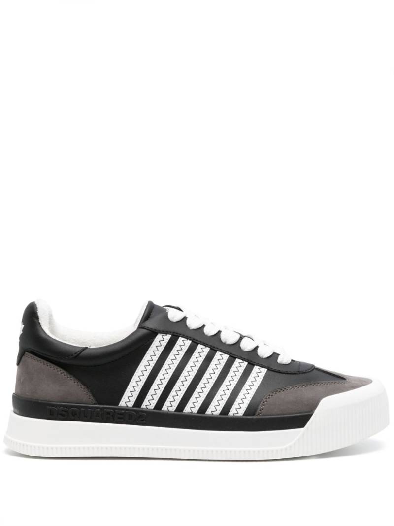 DSQUARED2 New Jersey leather sneakers - Black von DSQUARED2