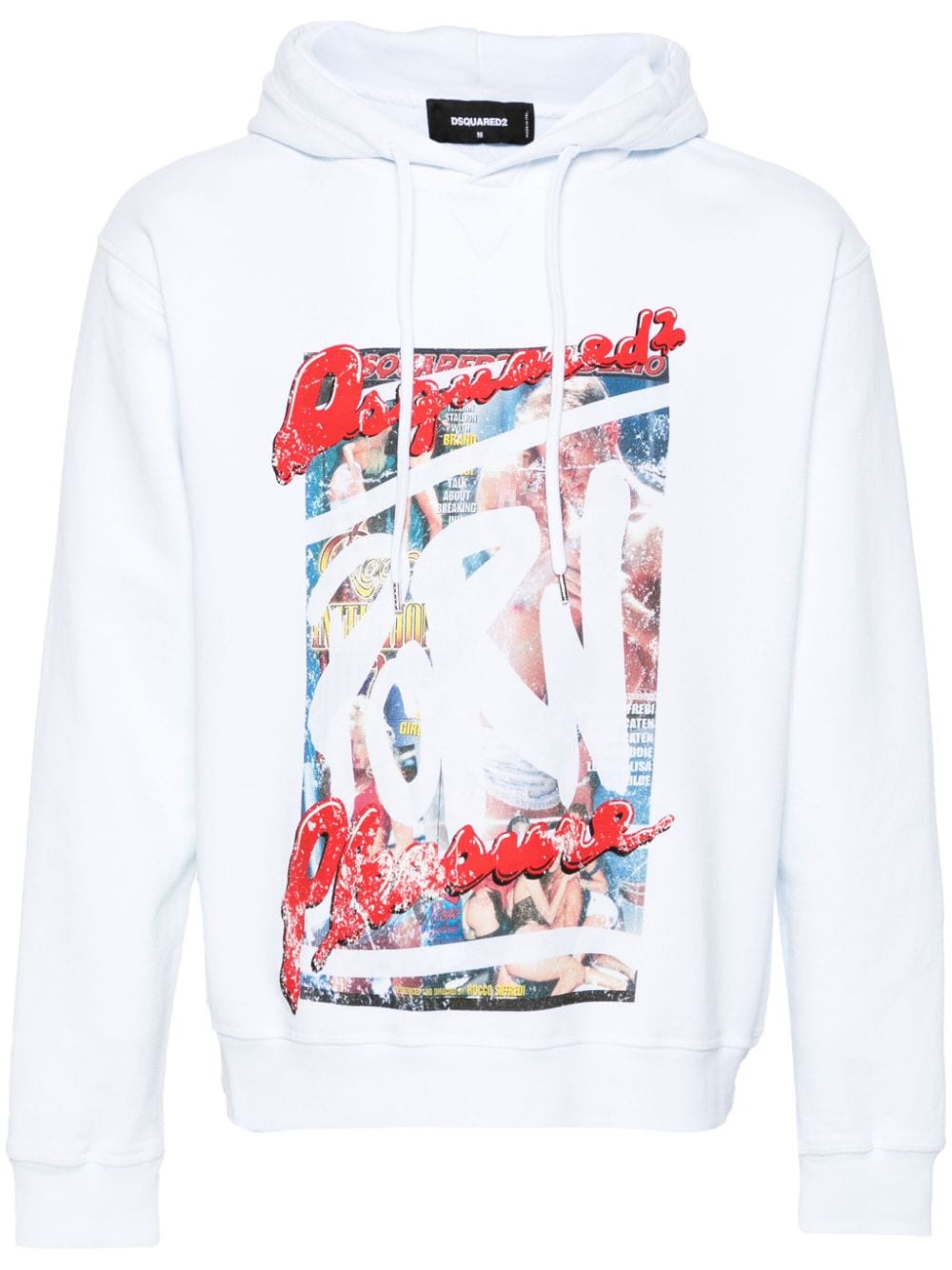 DSQUARED2 Rocco Cool cotton hoodie - White von DSQUARED2