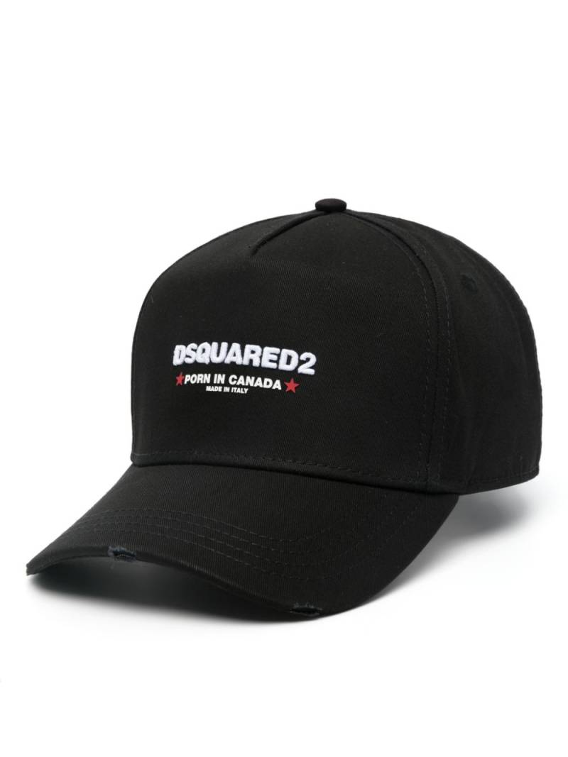 DSQUARED2 Rocco twill hat - Black von DSQUARED2