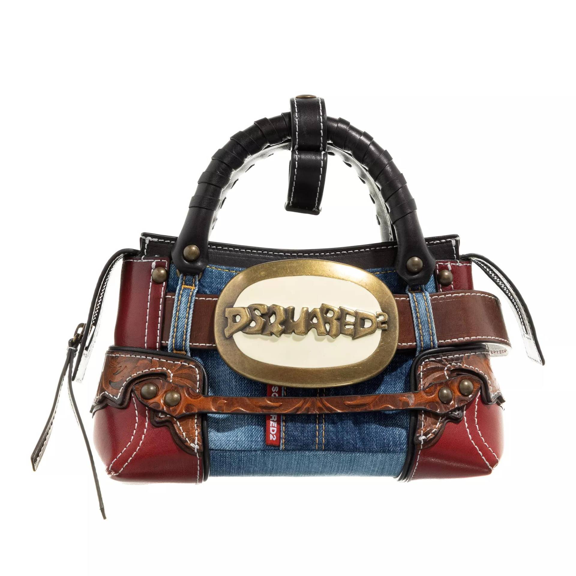 Dsquared2 Schultertasche - Mini Handbag Denim - Gr. unisize - in Blau - für Damen von Dsquared2