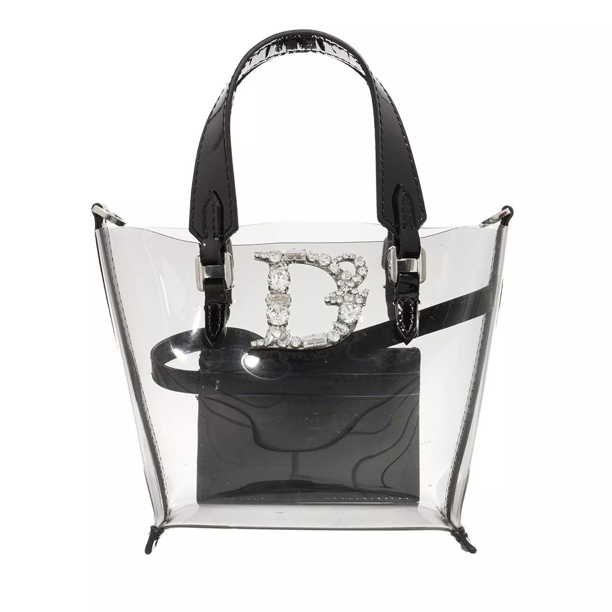 Dsquared2 Schultertasche - Mini Shopper Pvc - Gr. unisize - in Transparent - für Damen von Dsquared2