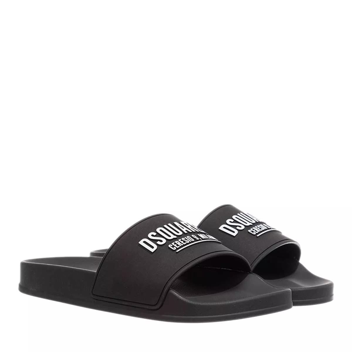 Dsquared2 Slipper & Pantoletten - Slides - Gr. 37 (EU) - in Schwarz - für Damen von Dsquared2