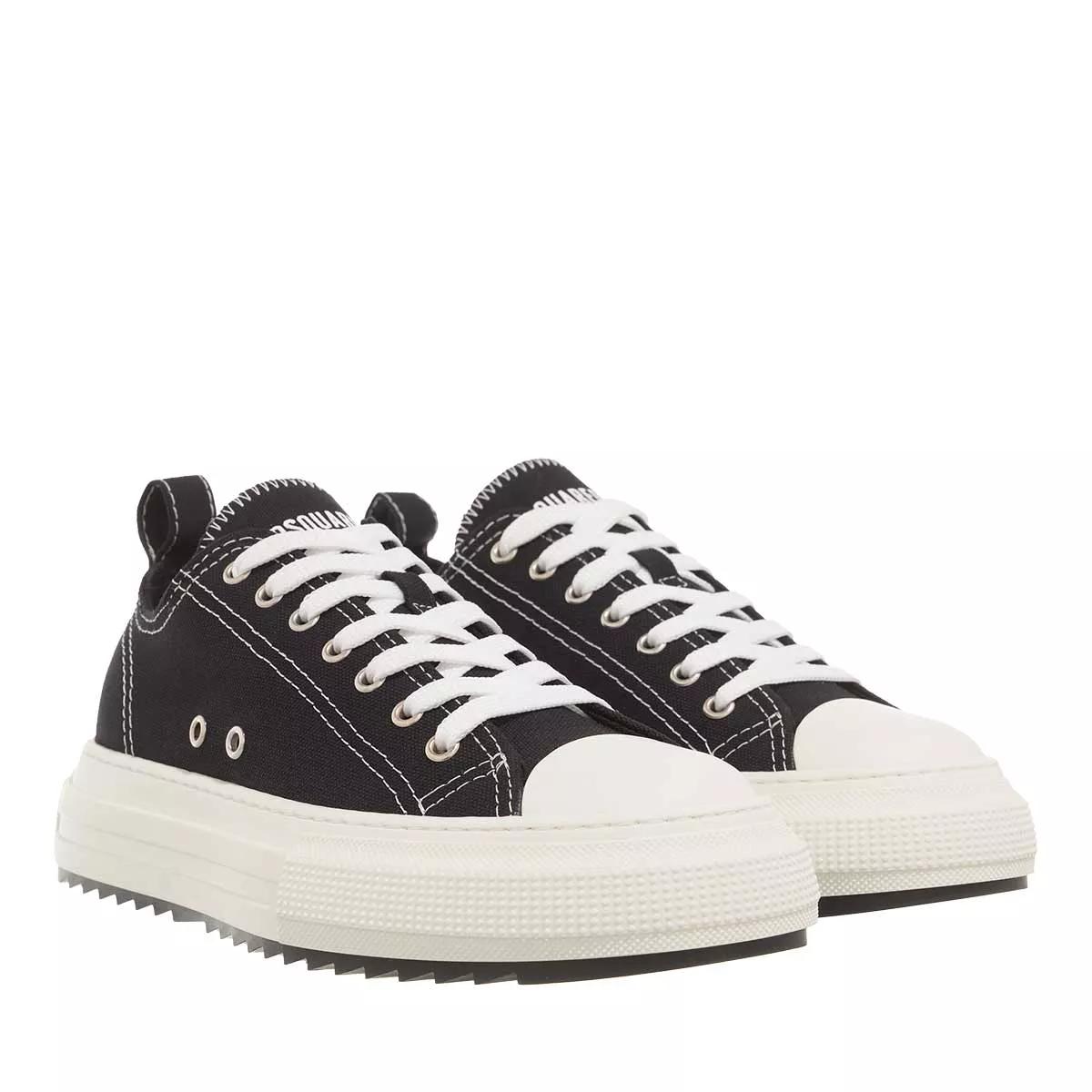 Dsquared2 Sneaker - Sneaker Canvas Stam Logo - Gr. 38 (EU) - in Schwarz - für Damen von Dsquared2