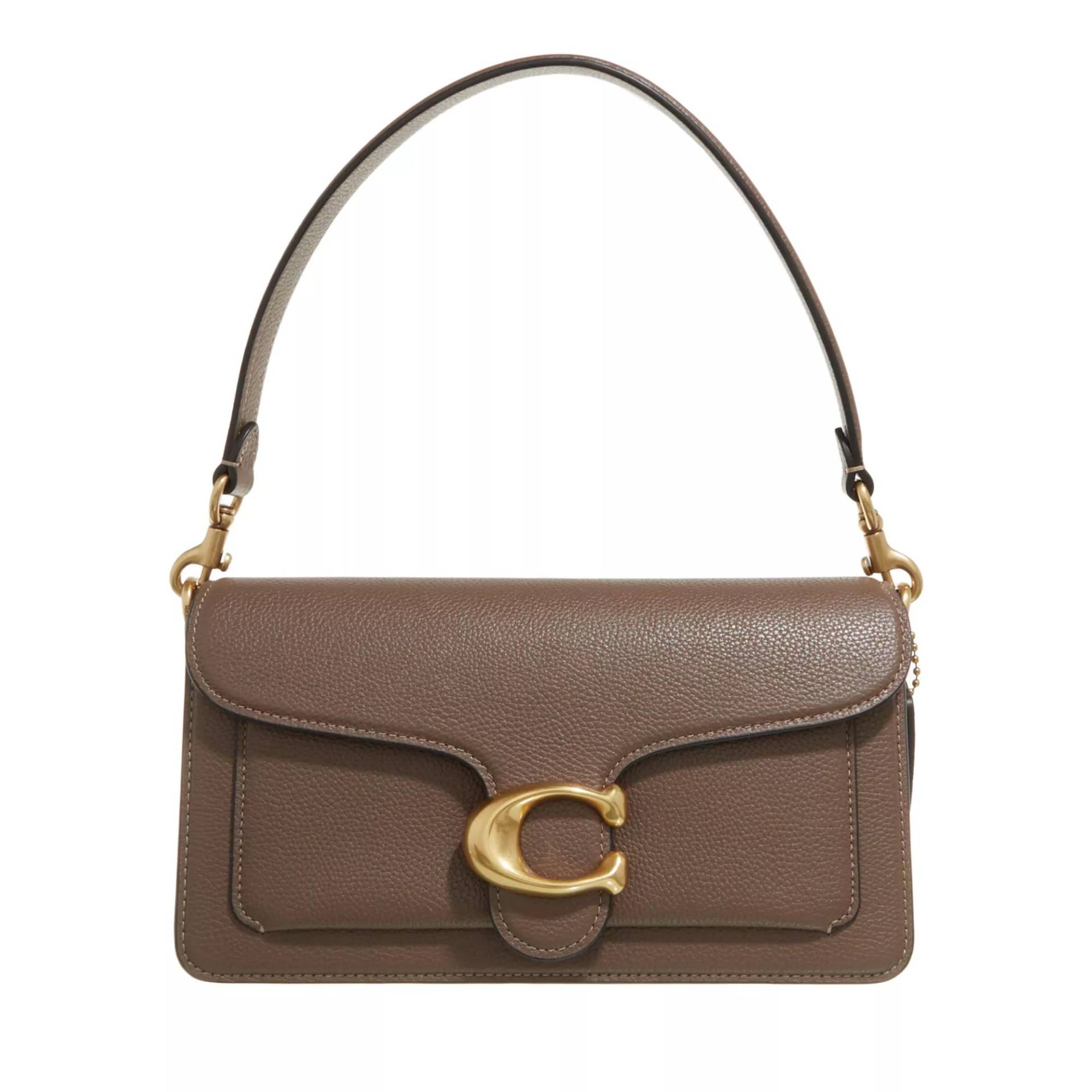 Coach Umhängetasche - Polished Pebble Leather Tabby Shoulder Bag 26 Refr - Gr. unisize - in Taupe - für Damen von Coach