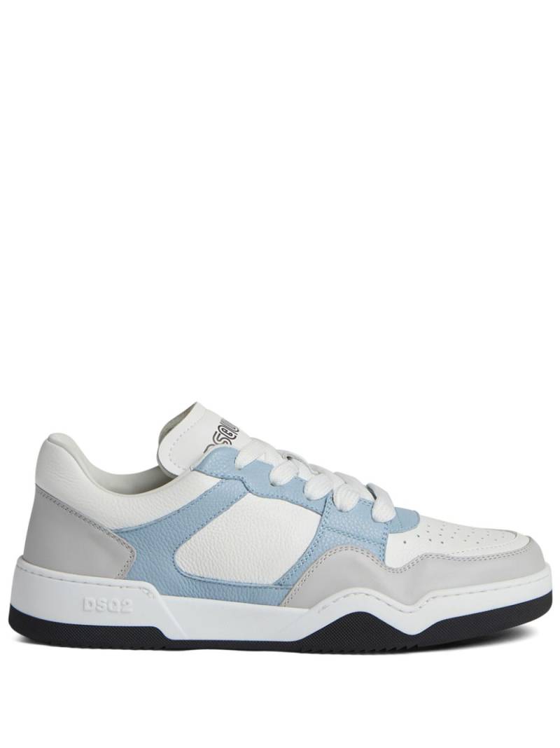 DSQUARED2 Spiker leather sneakers - White von DSQUARED2