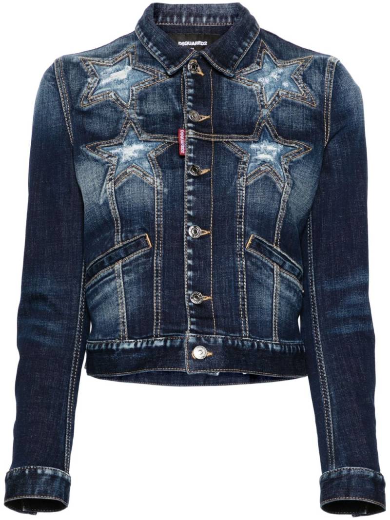 DSQUARED2 Super Star denim jacket - Blue von DSQUARED2