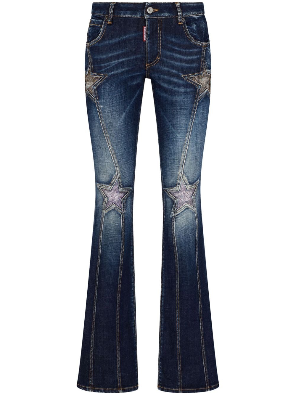 DSQUARED2 Superstar flared jeans - Blue von DSQUARED2