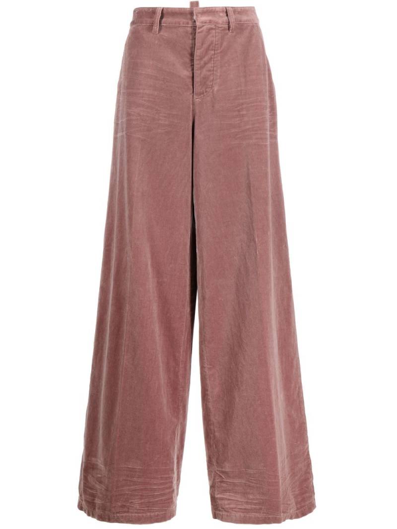 DSQUARED2 Traveller wide-leg trousers - Pink von DSQUARED2