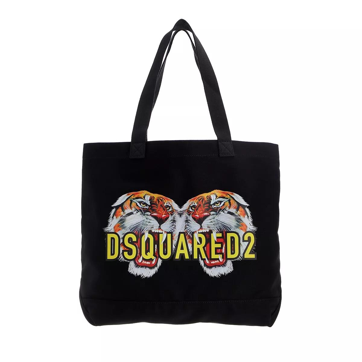 Dsquared2 Umhängetasche - Logo Shopping Bag - Gr. unisize - in Schwarz - für Damen von Dsquared2