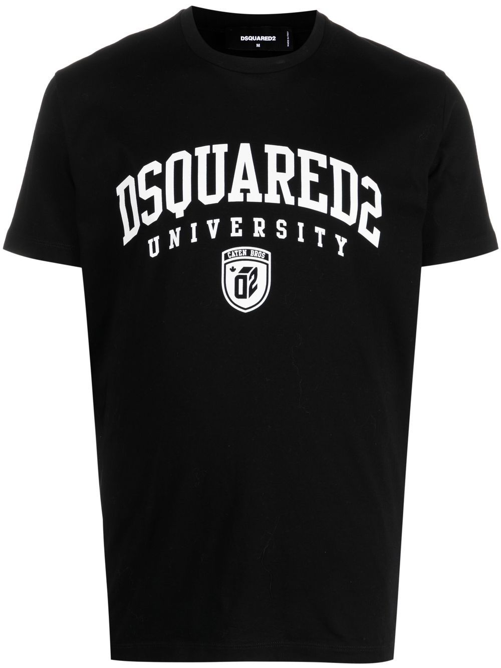 DSQUARED2 University print short-sleeve T-shirt - Black von DSQUARED2