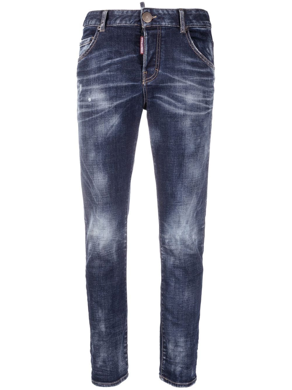 DSQUARED2 bleached-effect skinny jeans - Blue von DSQUARED2
