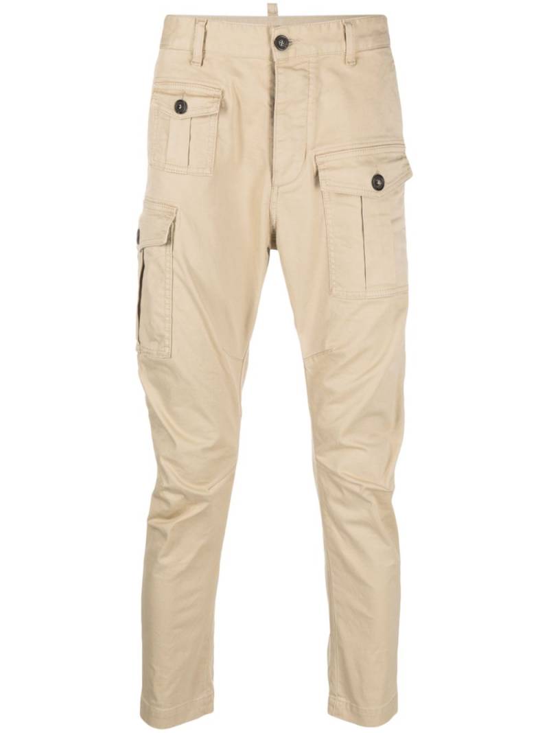 DSQUARED2 button-up cargo trousers - Neutrals von DSQUARED2