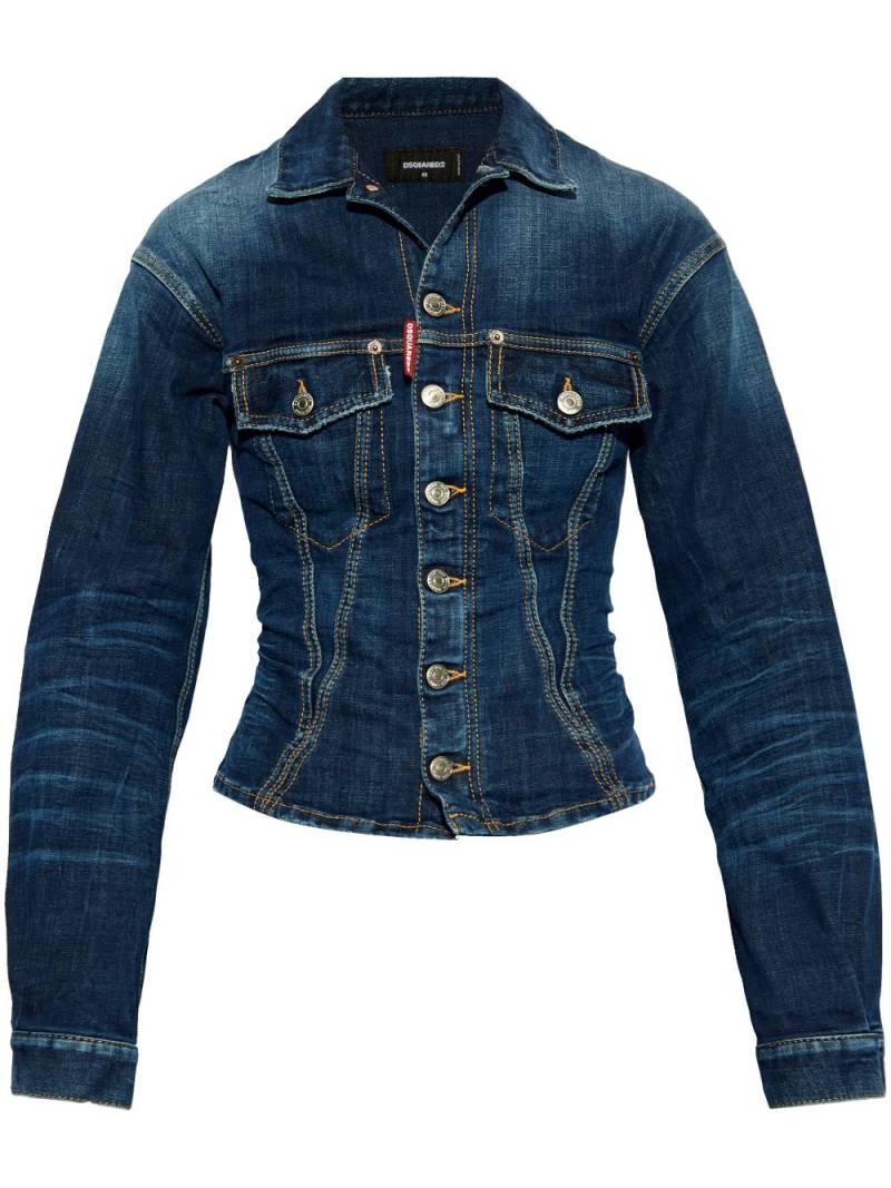 DSQUARED2 buttoned denim jacket - Blue von DSQUARED2