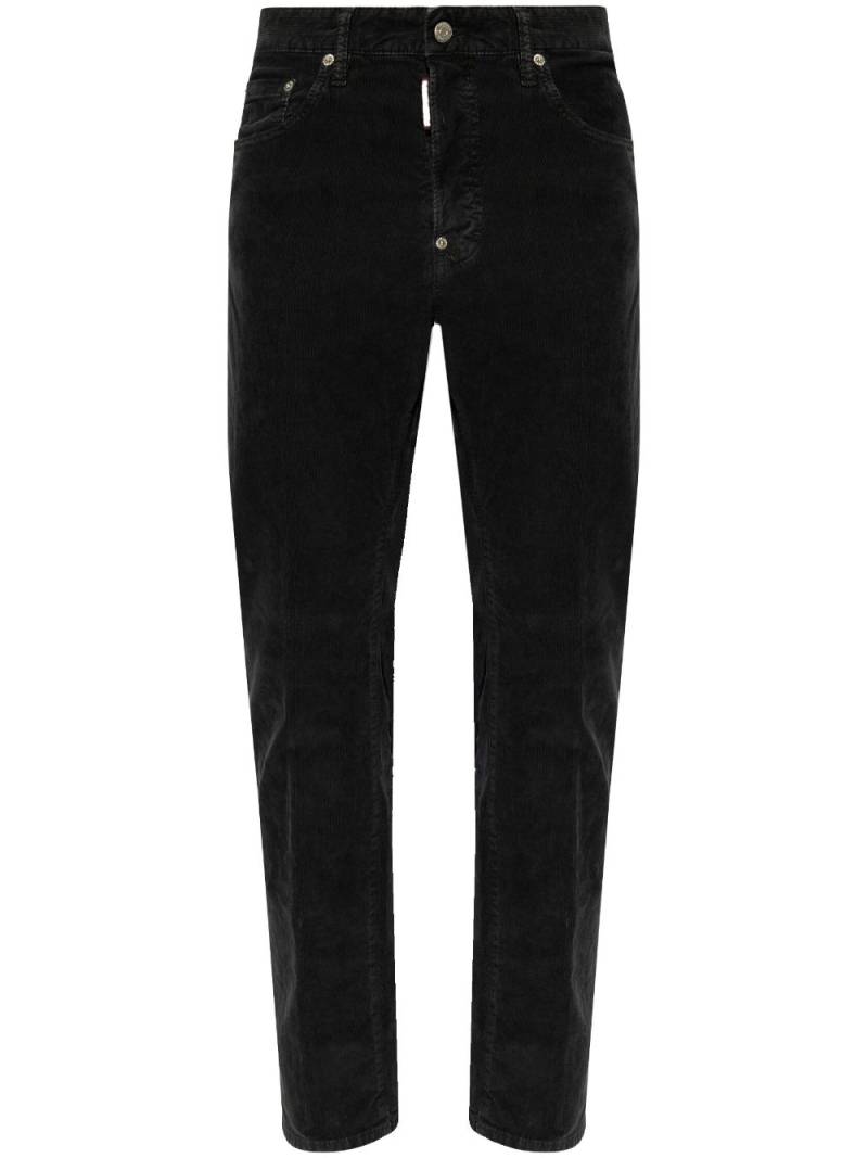 DSQUARED2 corduroy slim-cut jeans - Black von DSQUARED2