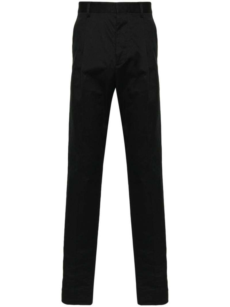 DSQUARED2 cotton tailored straight-leg trousers - Black von DSQUARED2