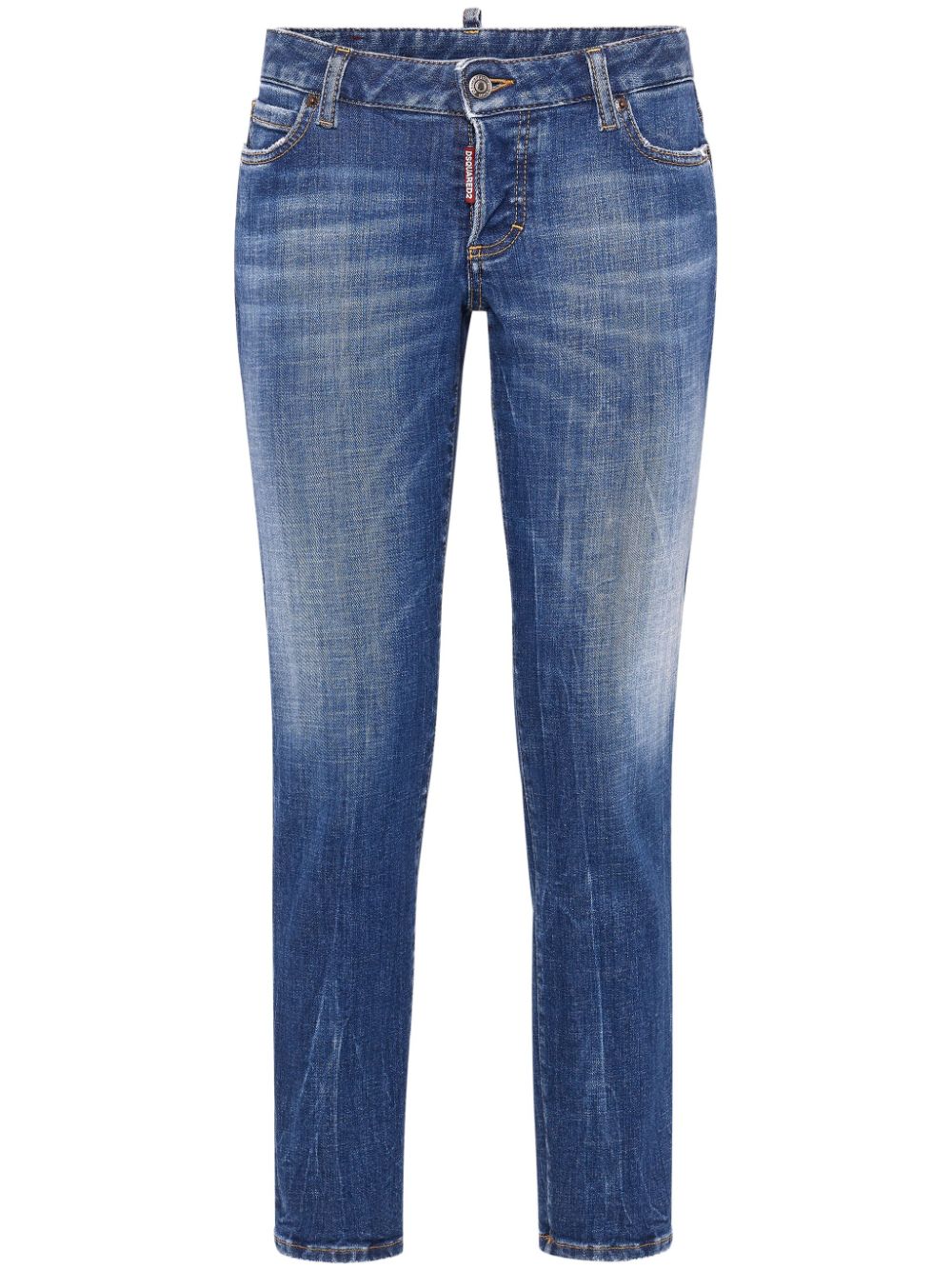 DSQUARED2 cropped skinny jeans - Blue von DSQUARED2