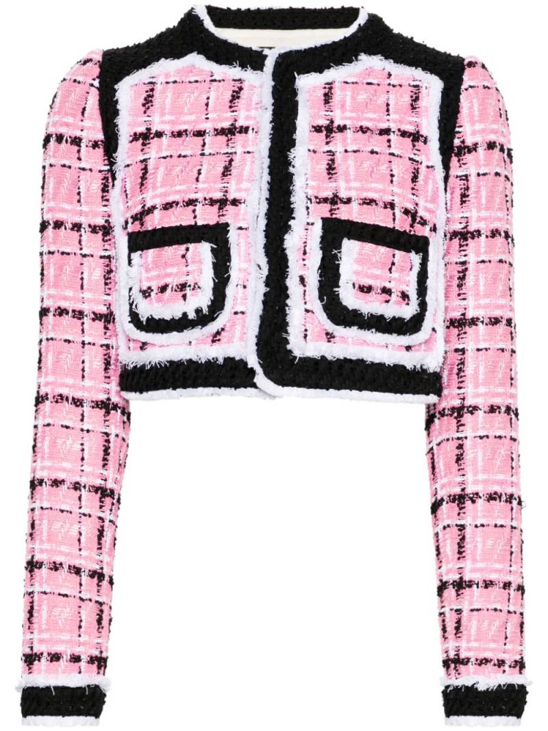 DSQUARED2 cropped tweed jacket - Pink von DSQUARED2