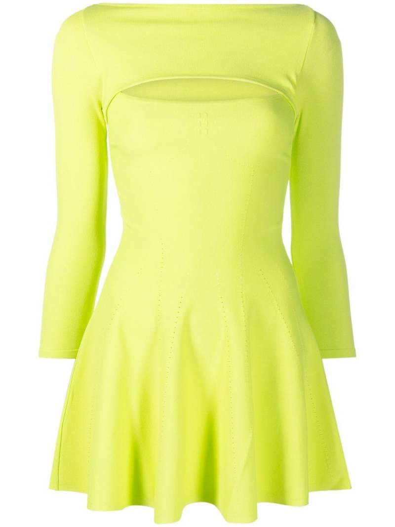 DSQUARED2 cut-out A-line dress - Green von DSQUARED2