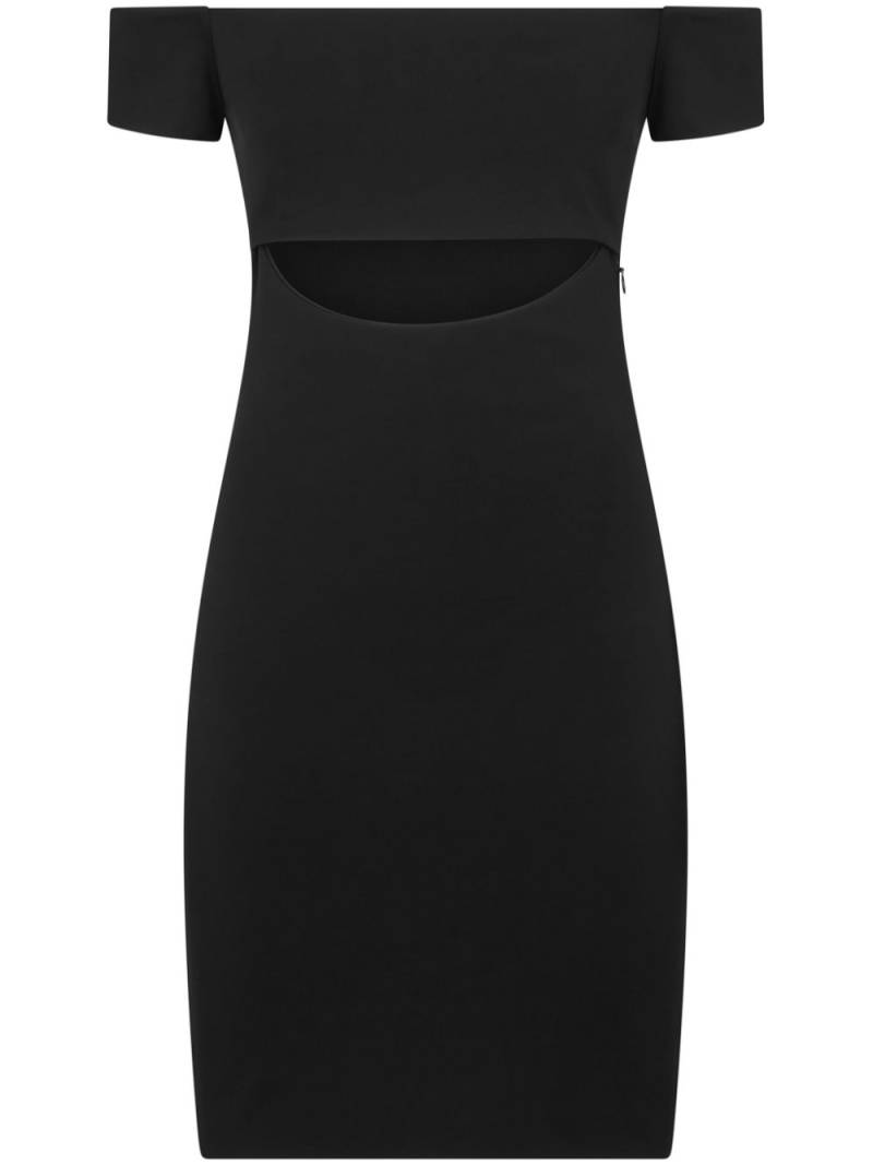 DSQUARED2 cut-out Bardot-neck minidress - Black von DSQUARED2