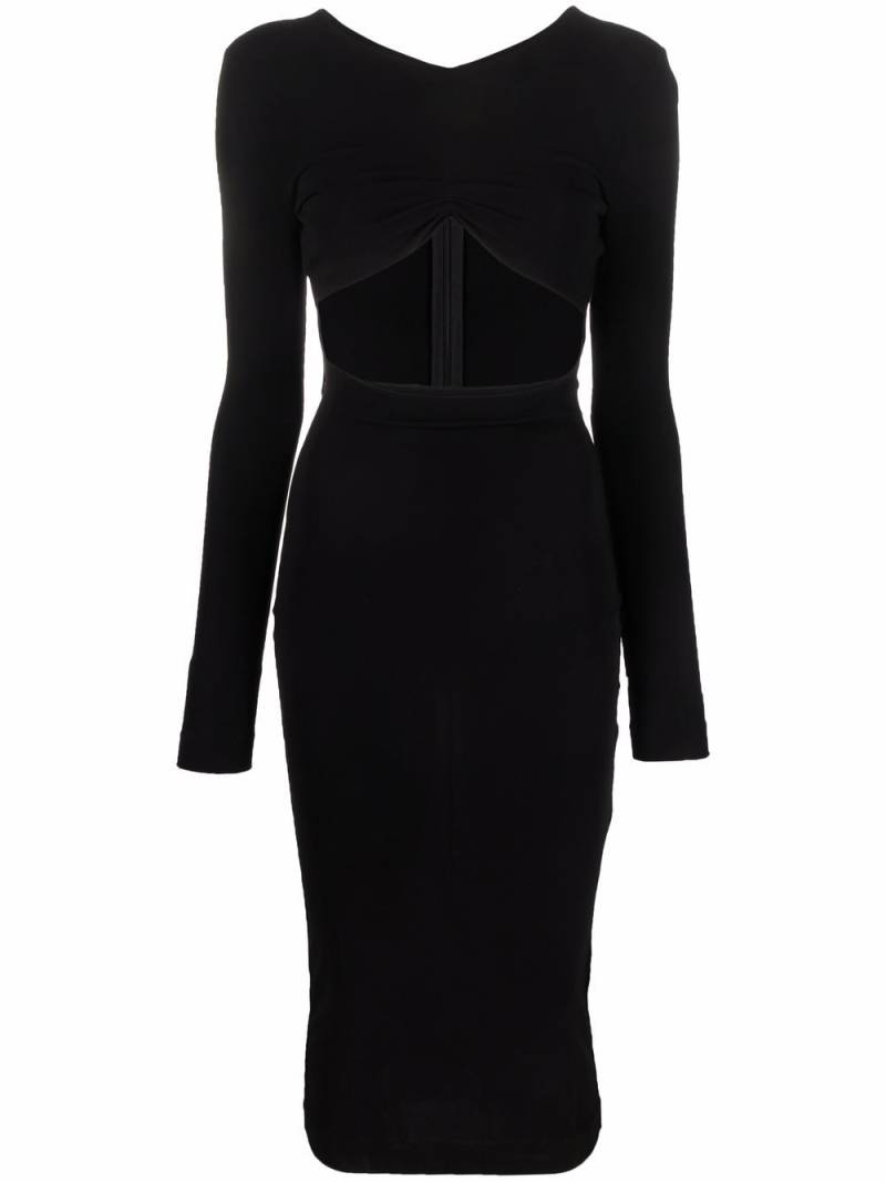 DSQUARED2 cut-out detail dress - Black von DSQUARED2