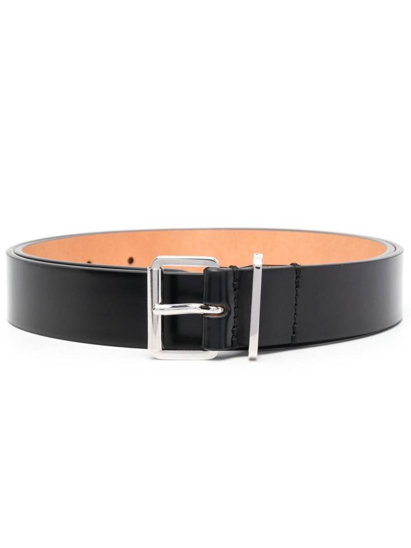 DSQUARED2 debossed-logo leather belt - Black von DSQUARED2