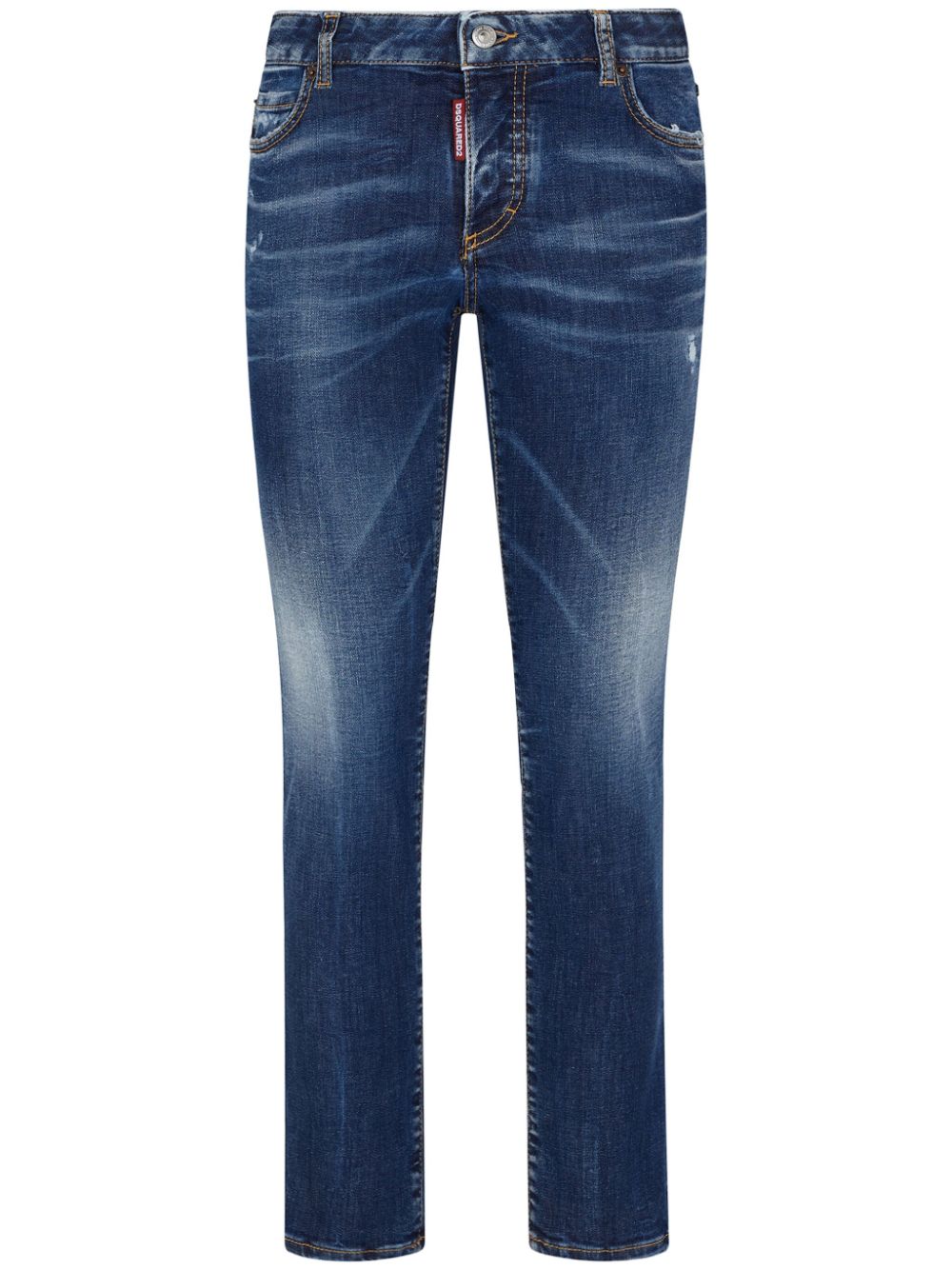 DSQUARED2 faded slim-cut jeans - Blue von DSQUARED2