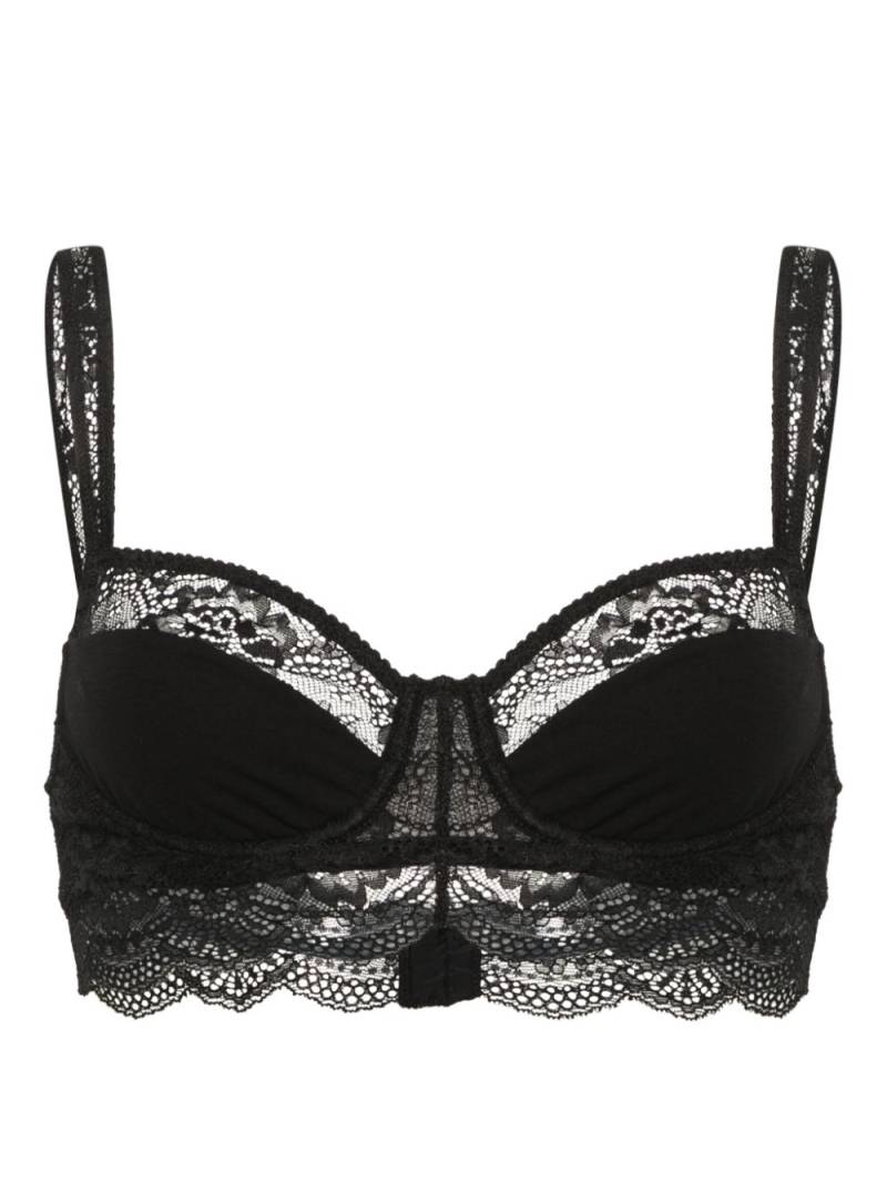 DSQUARED2 floral-lace balconette bra - Black von DSQUARED2