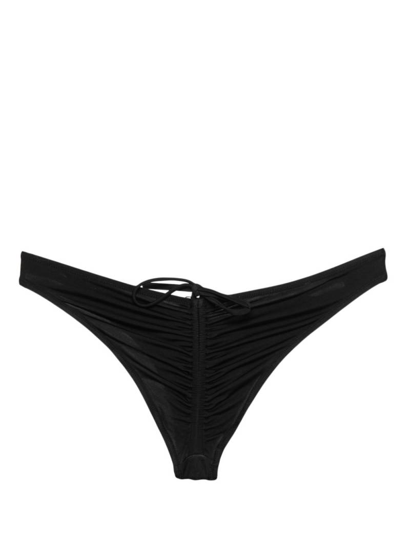 DSQUARED2 gathered-detail bikini bottom - Black von DSQUARED2