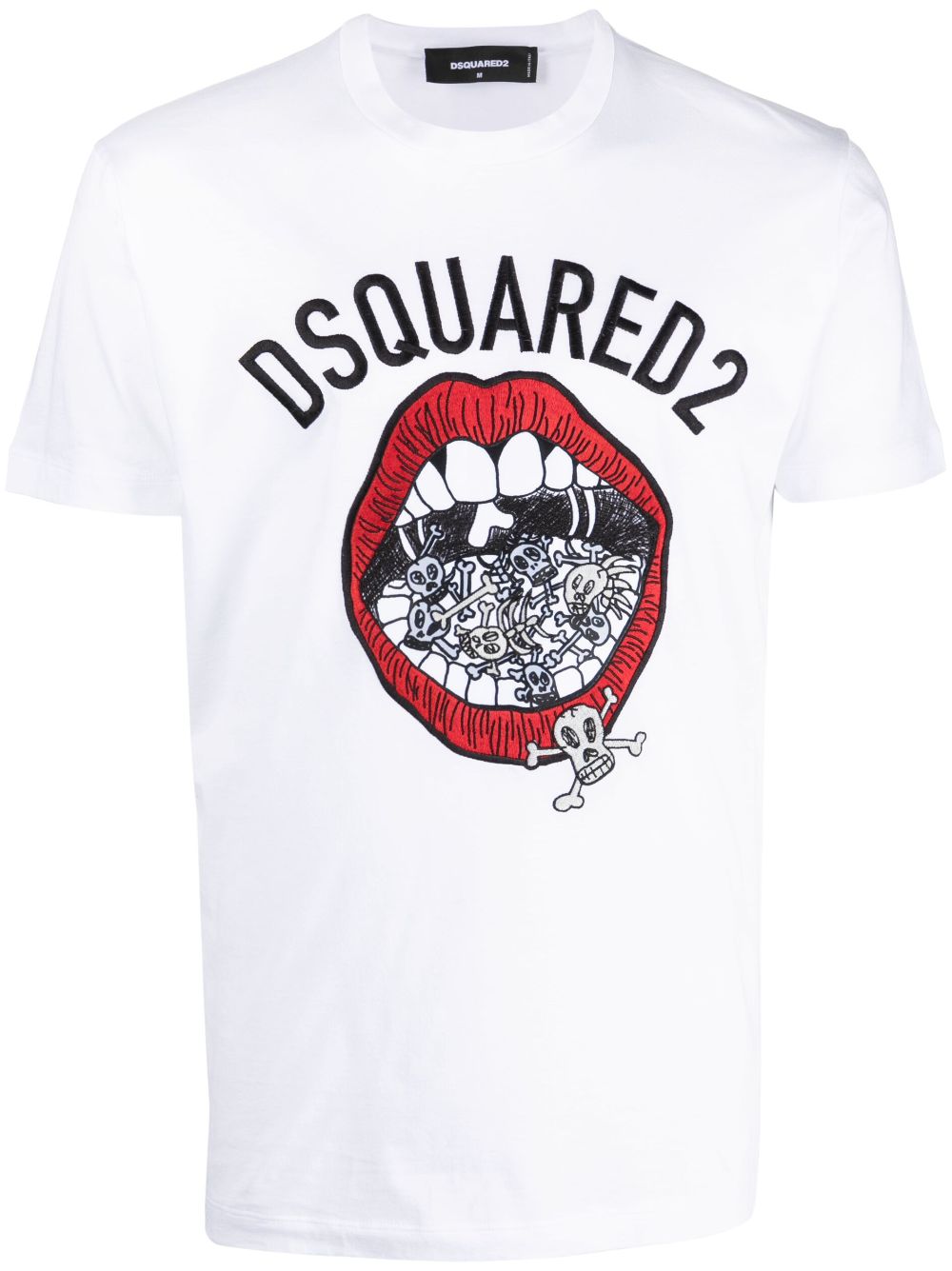 Dsquared2 graphic-print cotton T-shirt - White von Dsquared2