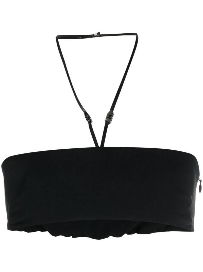 DSQUARED2 halterneck bralette top - Black von DSQUARED2