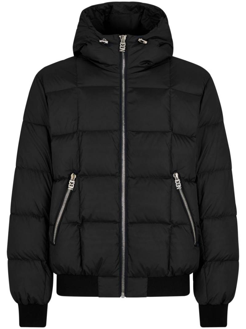 DSQUARED2 hooded quilted puffer jacket - Black von DSQUARED2
