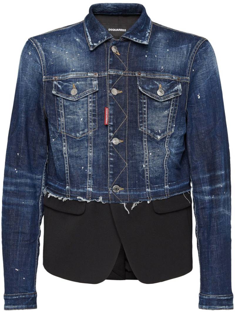 DSQUARED2 layered-design blazer - Blue von DSQUARED2