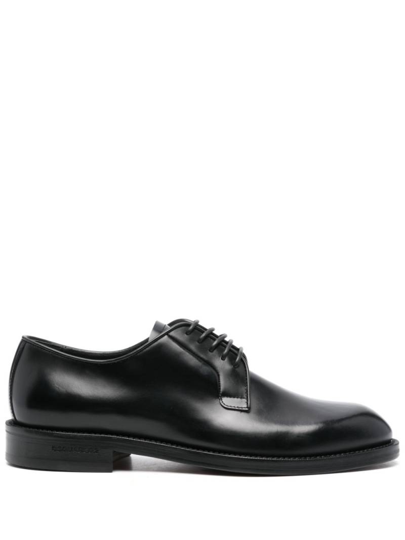 DSQUARED2 leather Derby shoes - Black von DSQUARED2