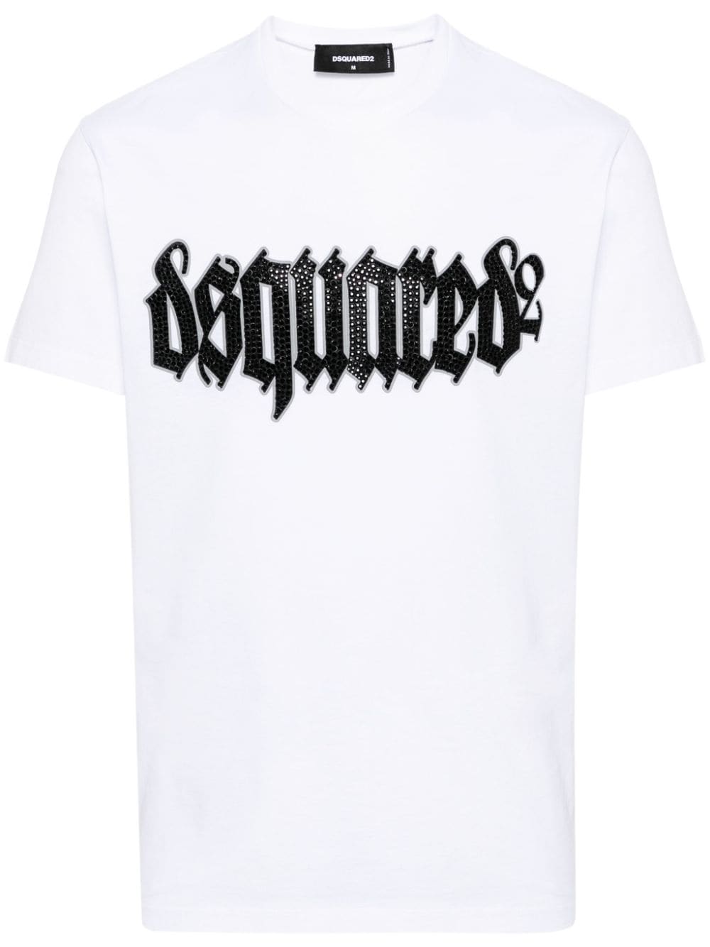 Dsquared2 logo-embellished cotton T-shirt - White von Dsquared2