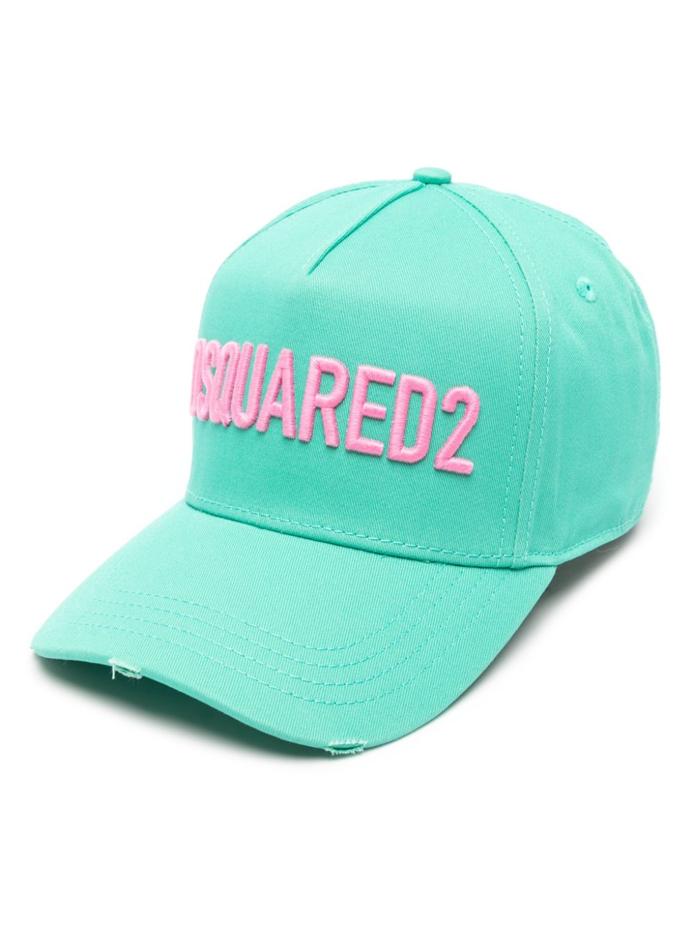 DSQUARED2 logo-embossed cotton cap - Green von DSQUARED2