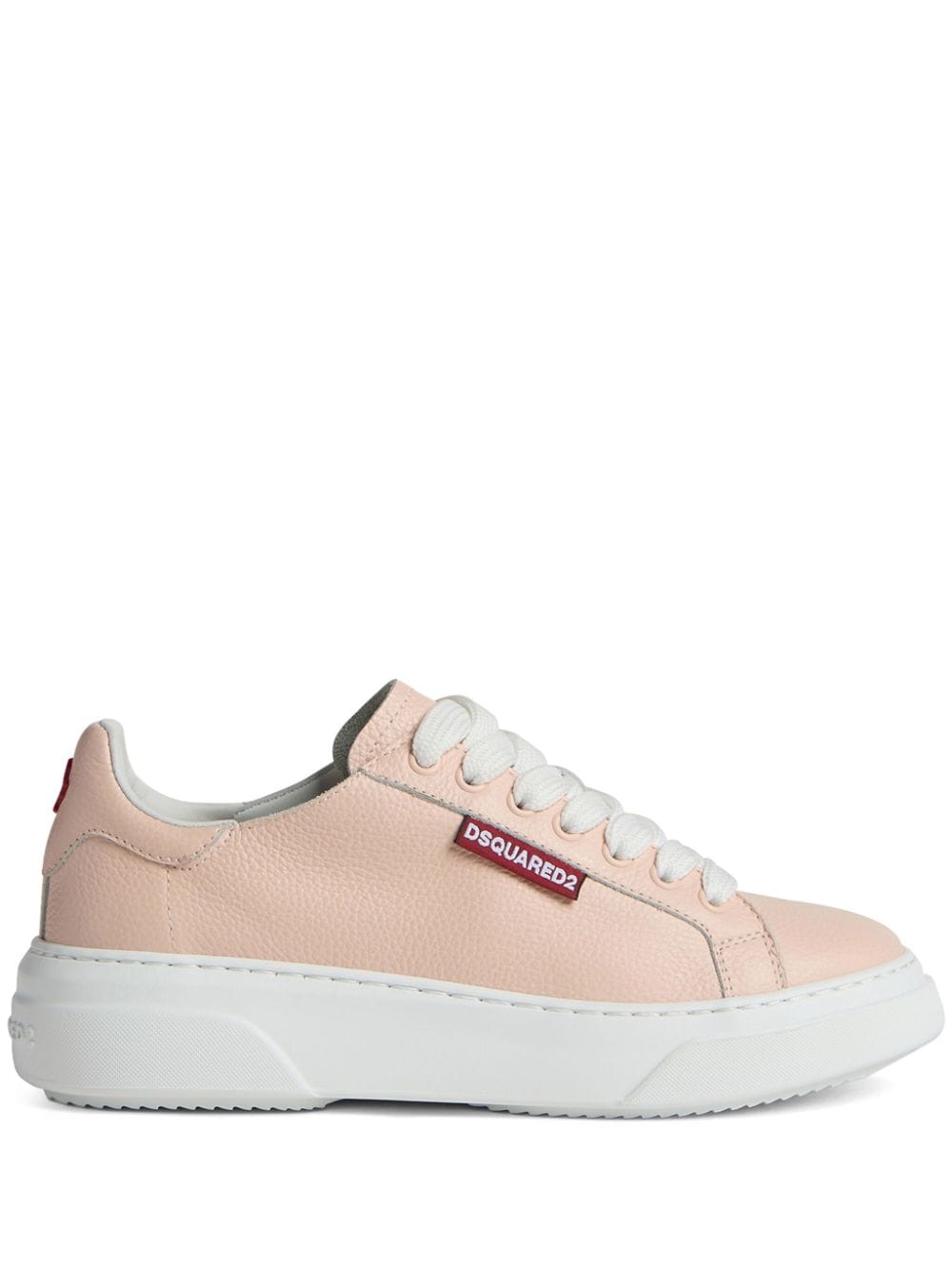 DSQUARED2 logo-embossed lace-up sneakers - Pink von DSQUARED2