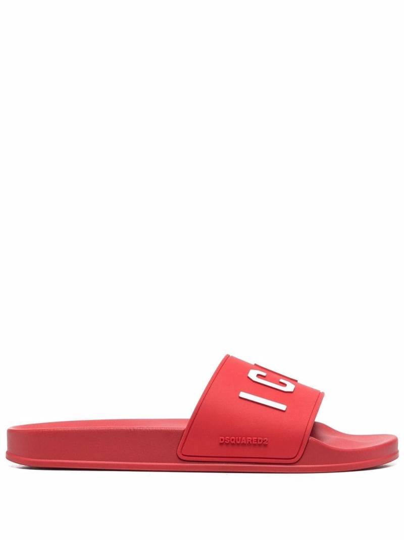 DSQUARED2 logo-embossed sliders von DSQUARED2