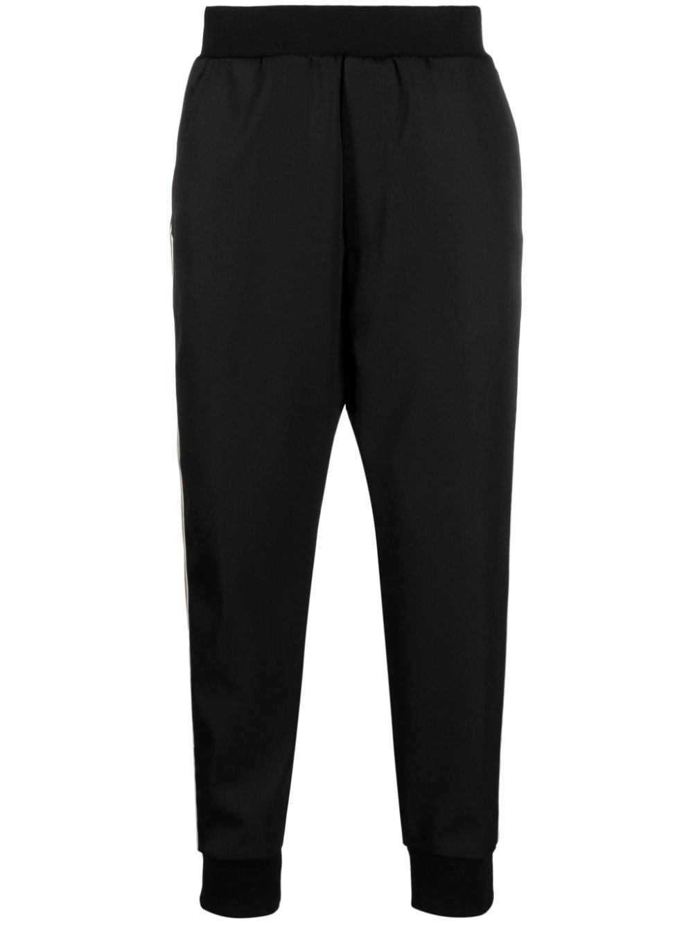 DSQUARED2 logo-embroidered side-stripe trousers - Black von DSQUARED2