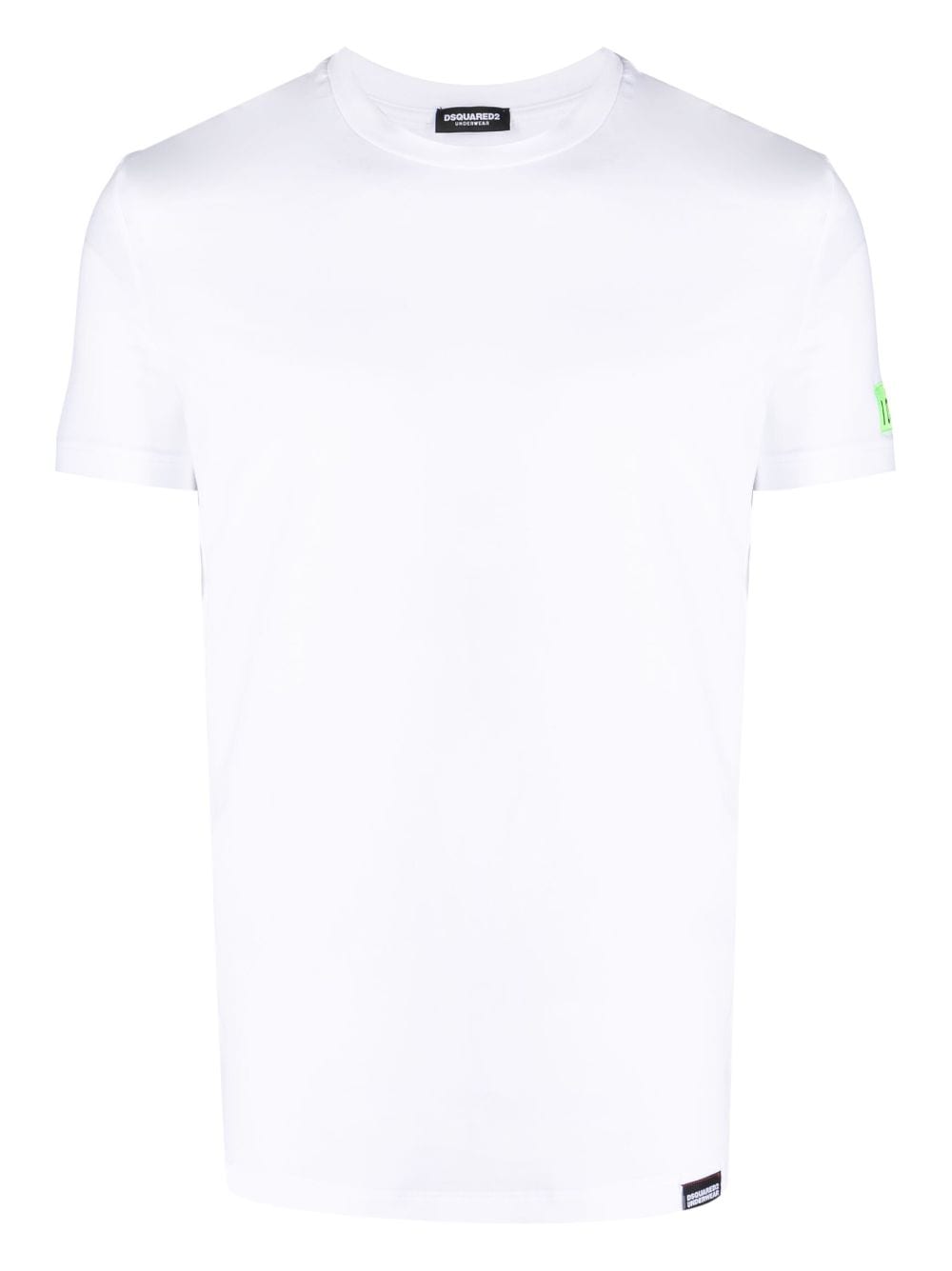 DSQUARED2 logo-patch cotton T-shirt - White von DSQUARED2