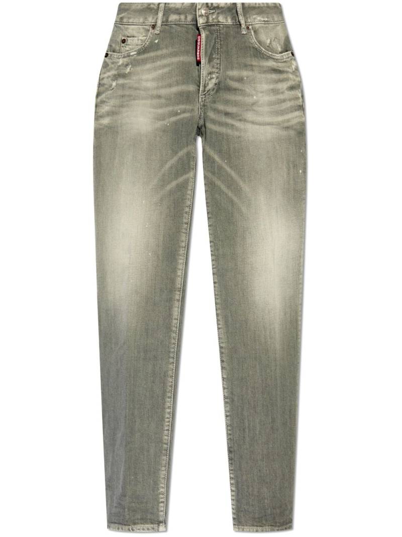 DSQUARED2 logo patch jeans - Grey von DSQUARED2