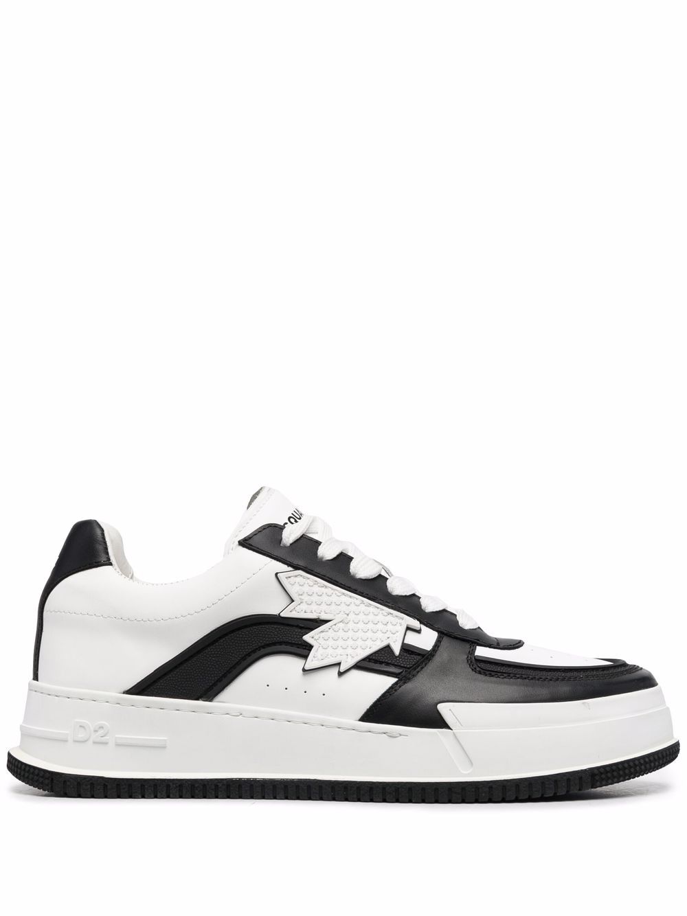 DSQUARED2 logo-patch low-top sneakers - White von DSQUARED2