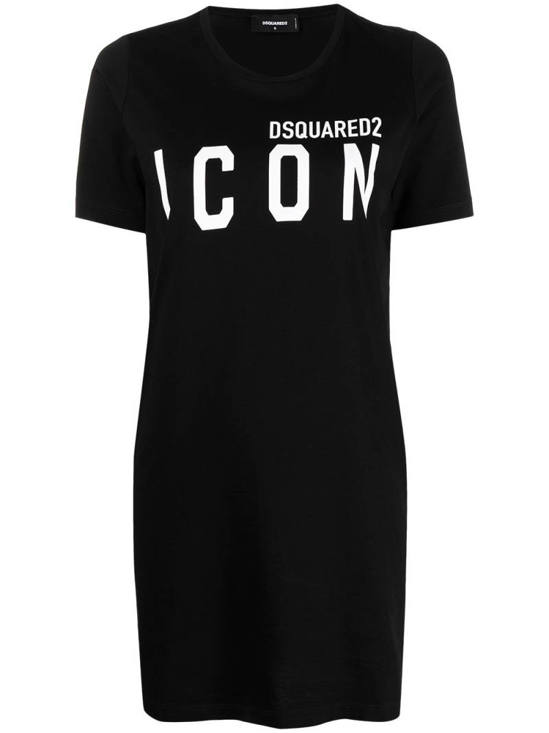 DSQUARED2 logo-print T-shirt dress - Black von DSQUARED2