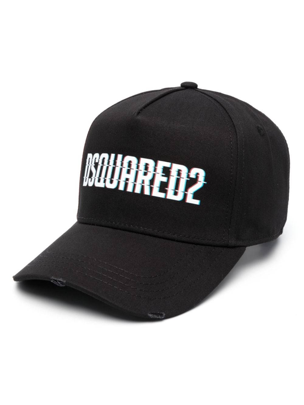 DSQUARED2 logo-print baseball cap - Black von DSQUARED2