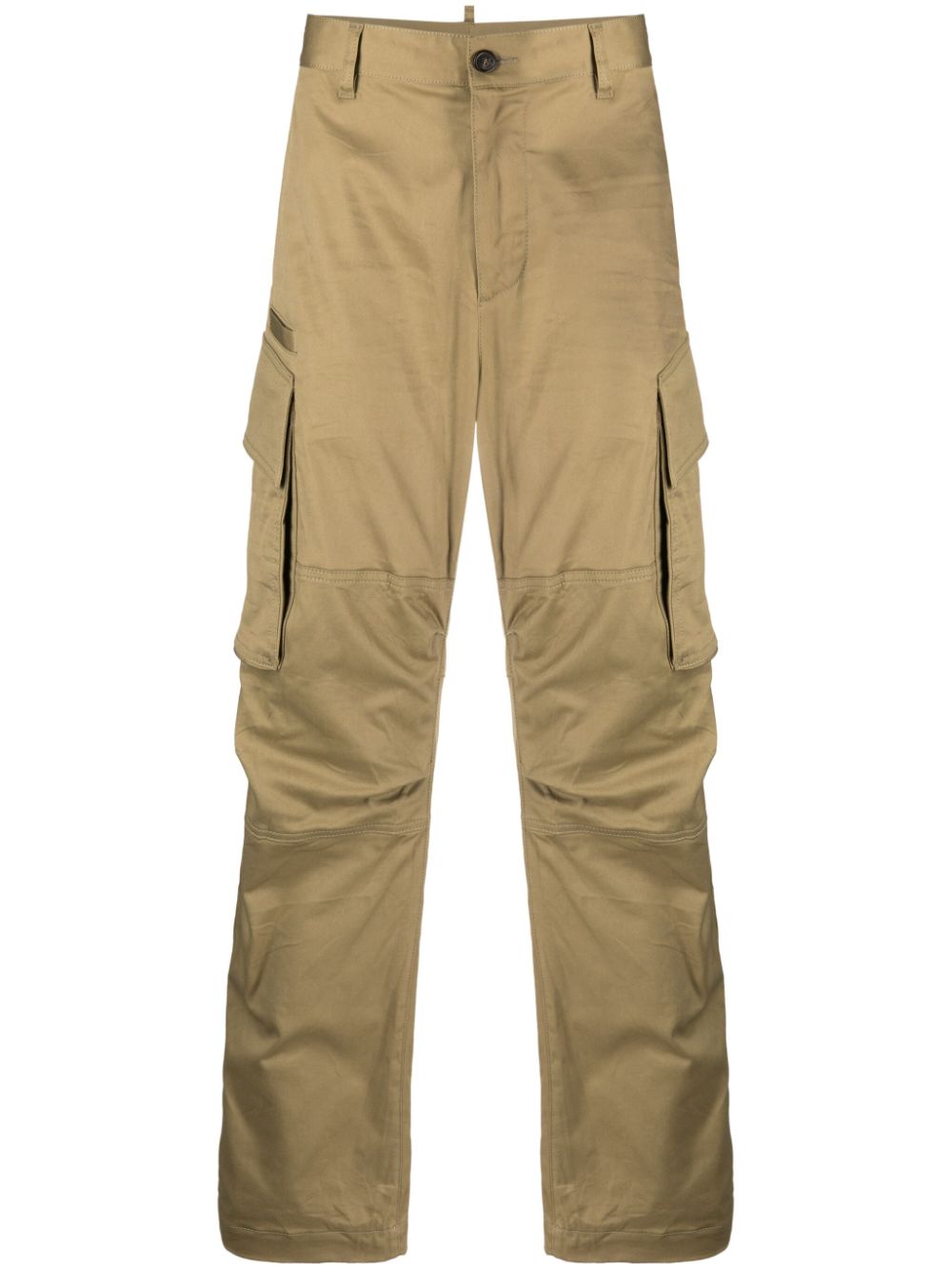 DSQUARED2 logo-print cargo trousers - Neutrals von DSQUARED2