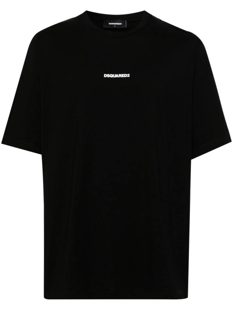 DSQUARED2 logo-print cotton T-shirt - Black von DSQUARED2