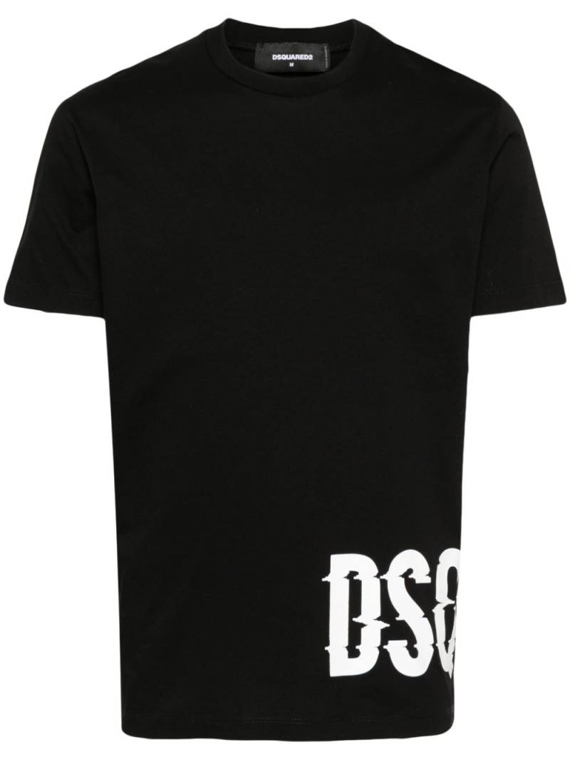 DSQUARED2 logo-print cotton T-shirt - Black von DSQUARED2